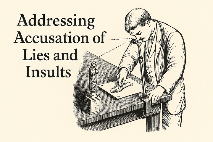 Addressing Accusation of Lies and Insults
