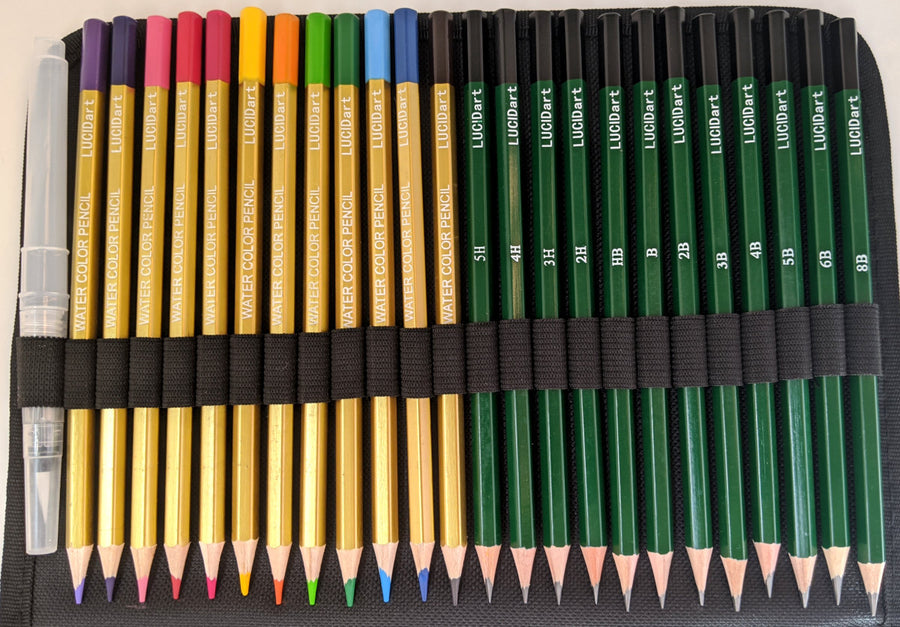 H&B Professional Watercolor Pencils Set and art sets for teens art set for  kids, Colored Pencils